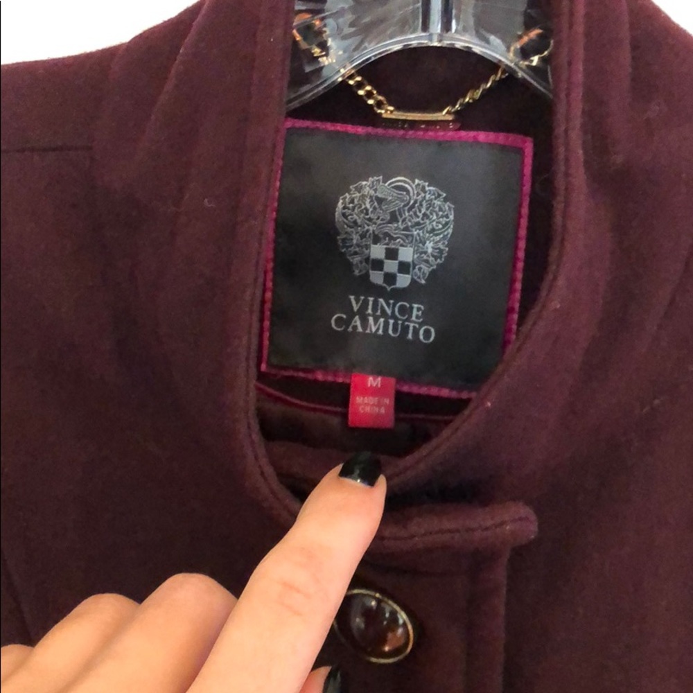 Vince Camuto Burgundy Winter Coat - FINAL SALE - Picture 4 of 6